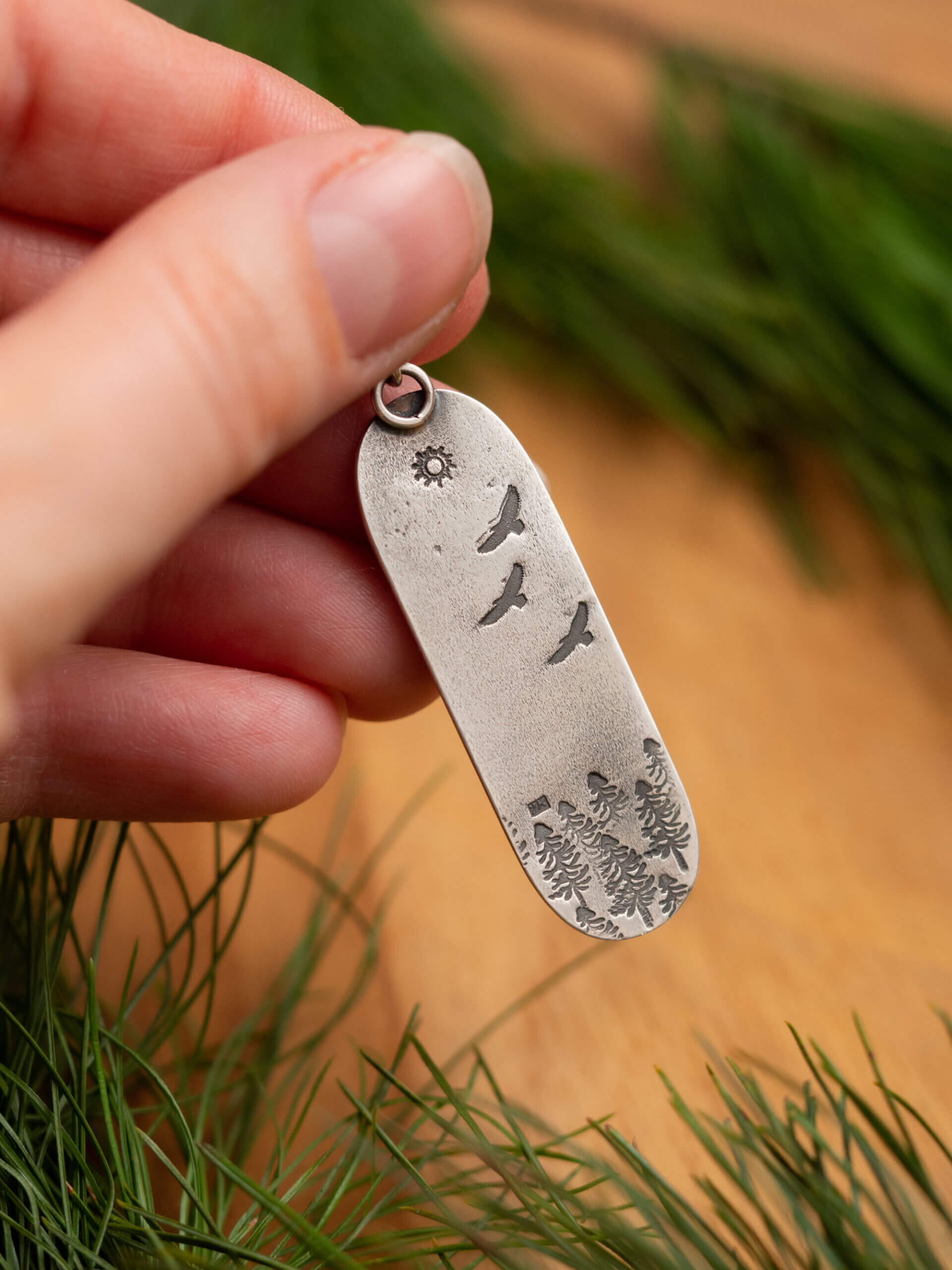 KRUPKOWSKA.COM Żuraw zimowy <strong>naszyjnik</strong> 9 Żuraw zimowy - srebrny naszyjnik z agatem dendrytowym